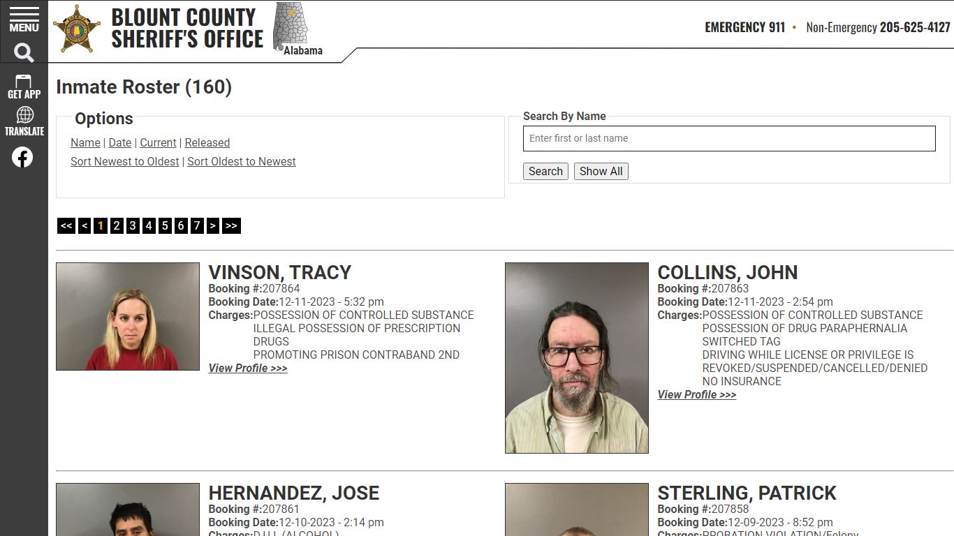Inmate Roster - Current Inmates Booking Date Descending - Blount County ...